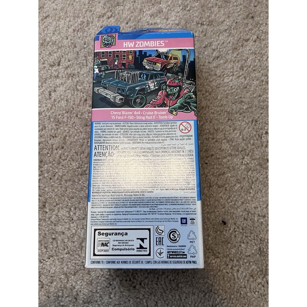 Hot Wheels HW Zombies 1:64 5CT Car Pack - Picture 2 of 2